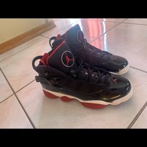 Jordan 6 Rings (Black/White Gym Red)